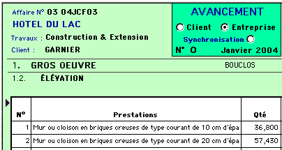 batimac batimax avancement des travaux